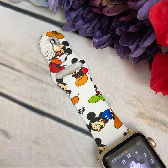 Mickey Mouse Silicone Watchband for Apple - Picture 8 of 16